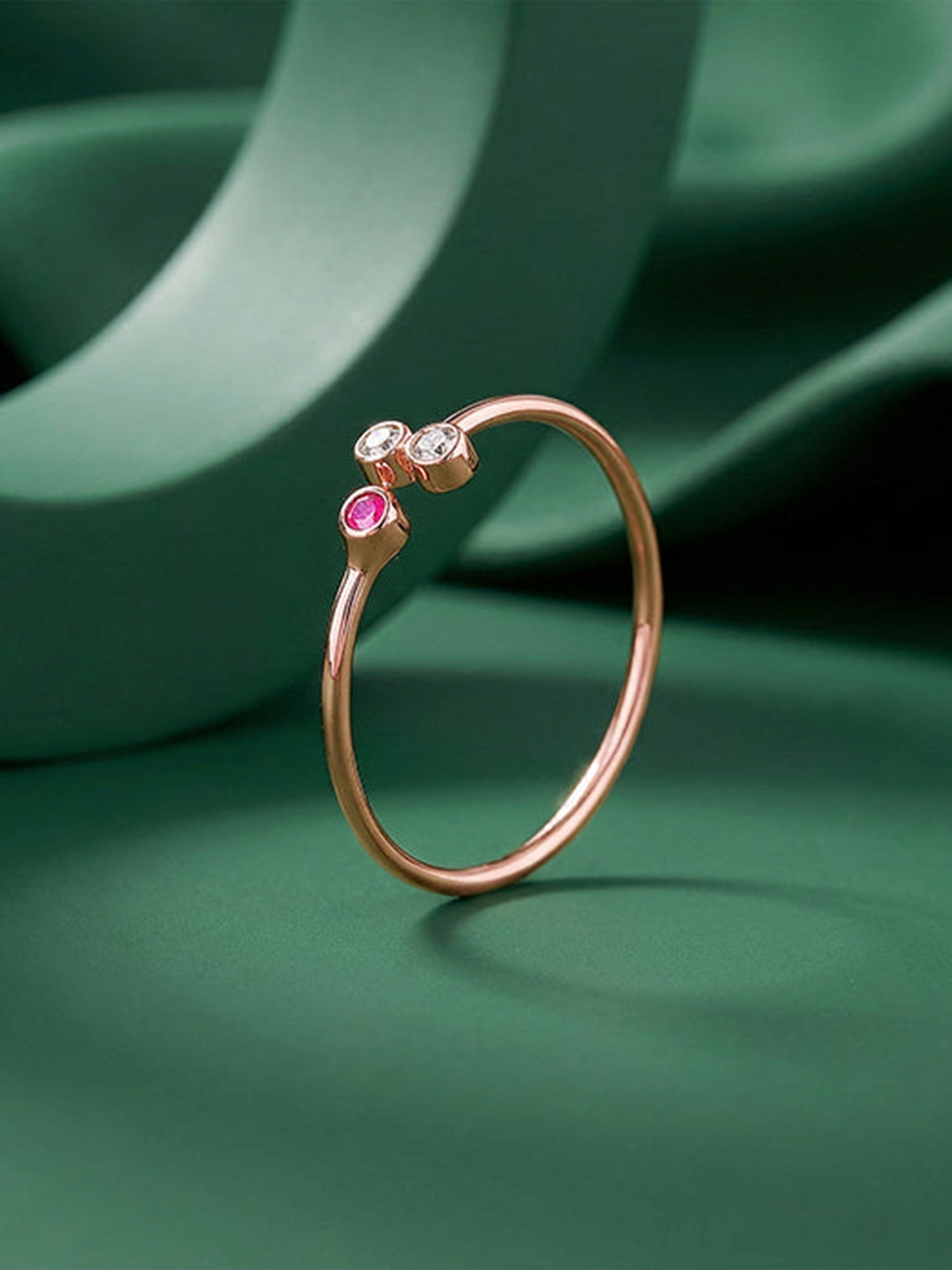 Rose Gold Trinity Ring (Size 12)