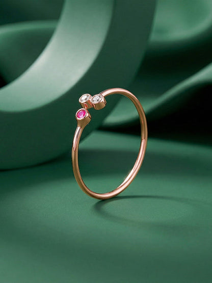 Rose Gold Trinity Ring (Size 12)