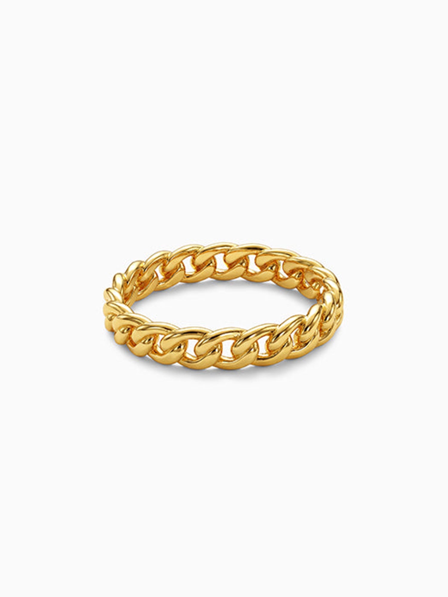 Kriti Sanon Golden Cuban Ring (Size 12)