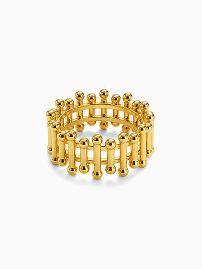 Kriti Sanon Golden Gated Ring (Size 12)
