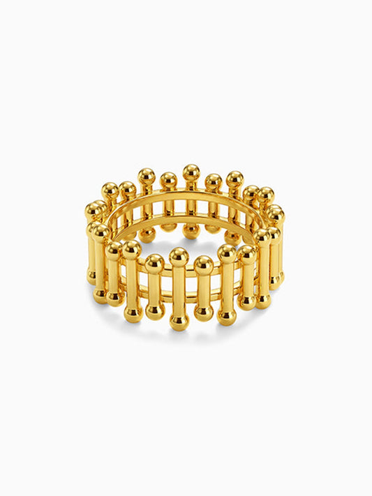 Kriti Sanon Golden Gated Ring (Size 12)