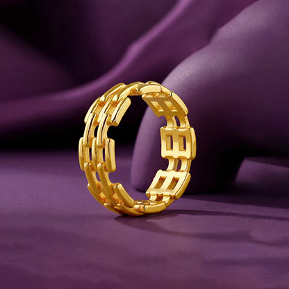 Kriti Sanon Golden Girls Code Ring (Size 12)