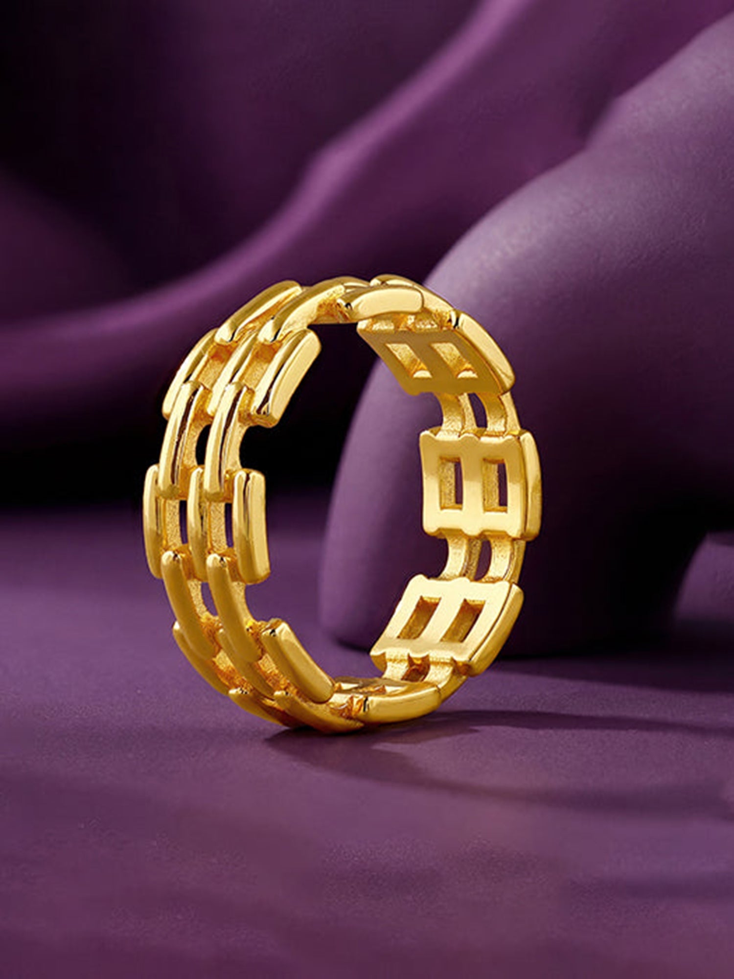 Kriti Sanon Golden Girls Code Ring (Size 12)