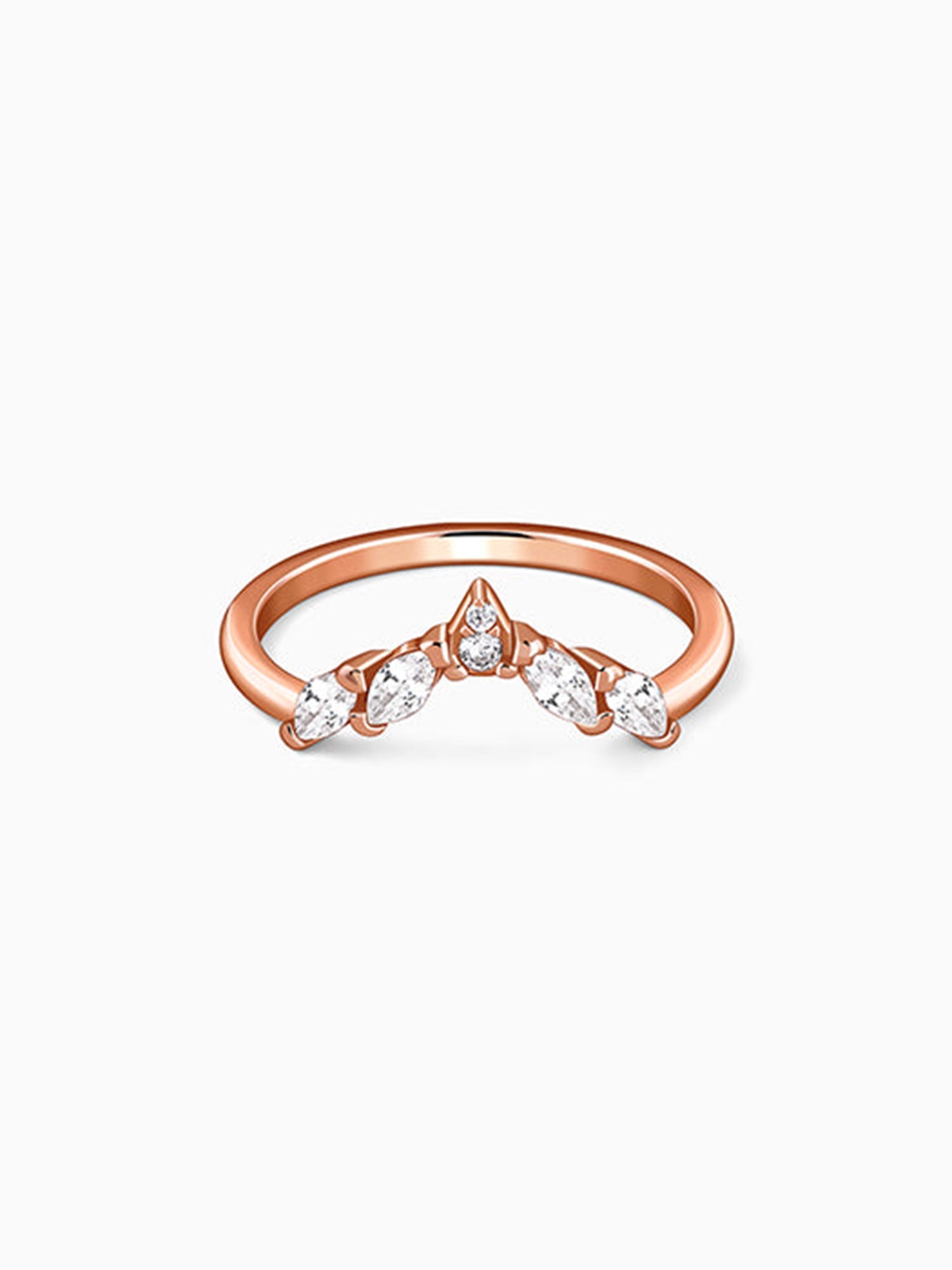 Kriti Sanon Rose Gold Vanki Shine Ring (Size 12)