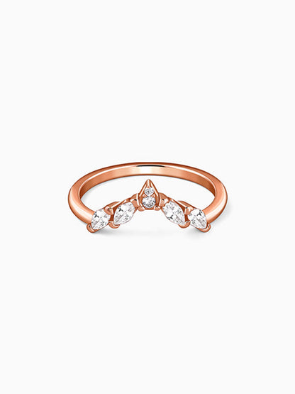 Kriti Sanon Rose Gold Vanki Shine Ring (Size 12)