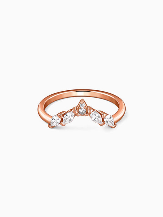 Kriti Sanon Rose Gold Vanki Shine Ring (Size 12)