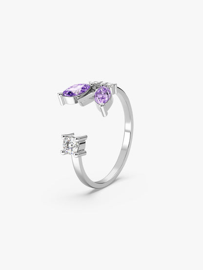 Silver Mermaid Muse Ring