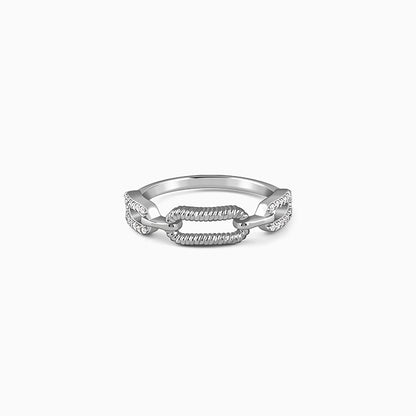 Silver Toggle Ring