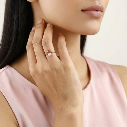 Rose Gold Lovey-Dovey Ring