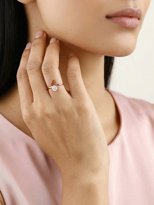 Rose Gold Lovey-Dovey Ring
