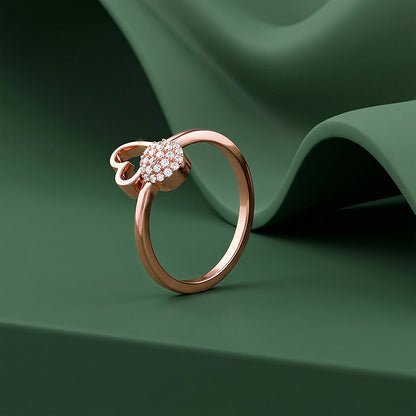 Rose Gold Lovey-Dovey Ring