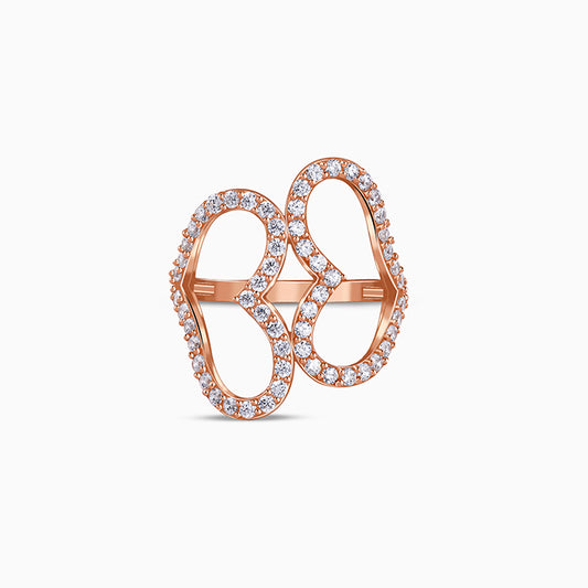 Rose Gold Deep Love Ring 