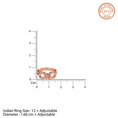 Rose Gold Infinitely Yours Ring (Size 12)