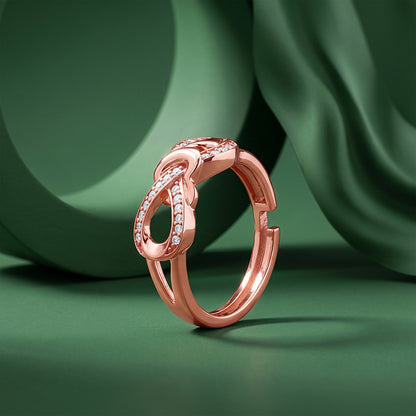 Rose Gold Infinitely Yours Ring (Size 12)