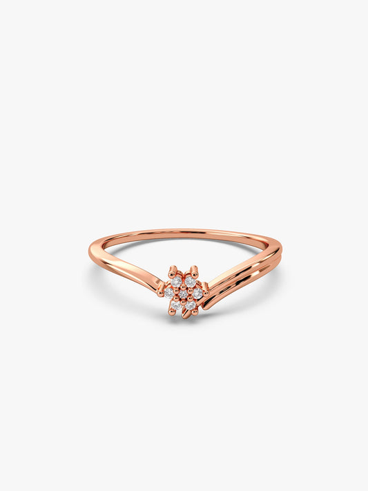 Rose Gold Flora Ring