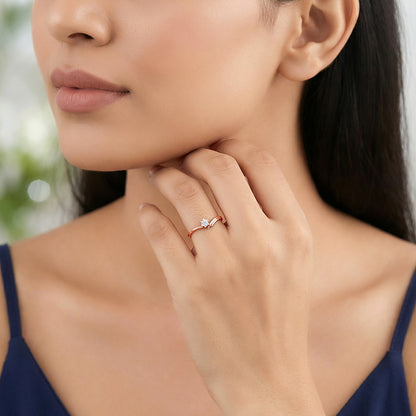 Rose Gold Flora Ring