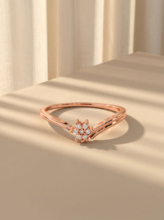 Rose Gold Flora Ring