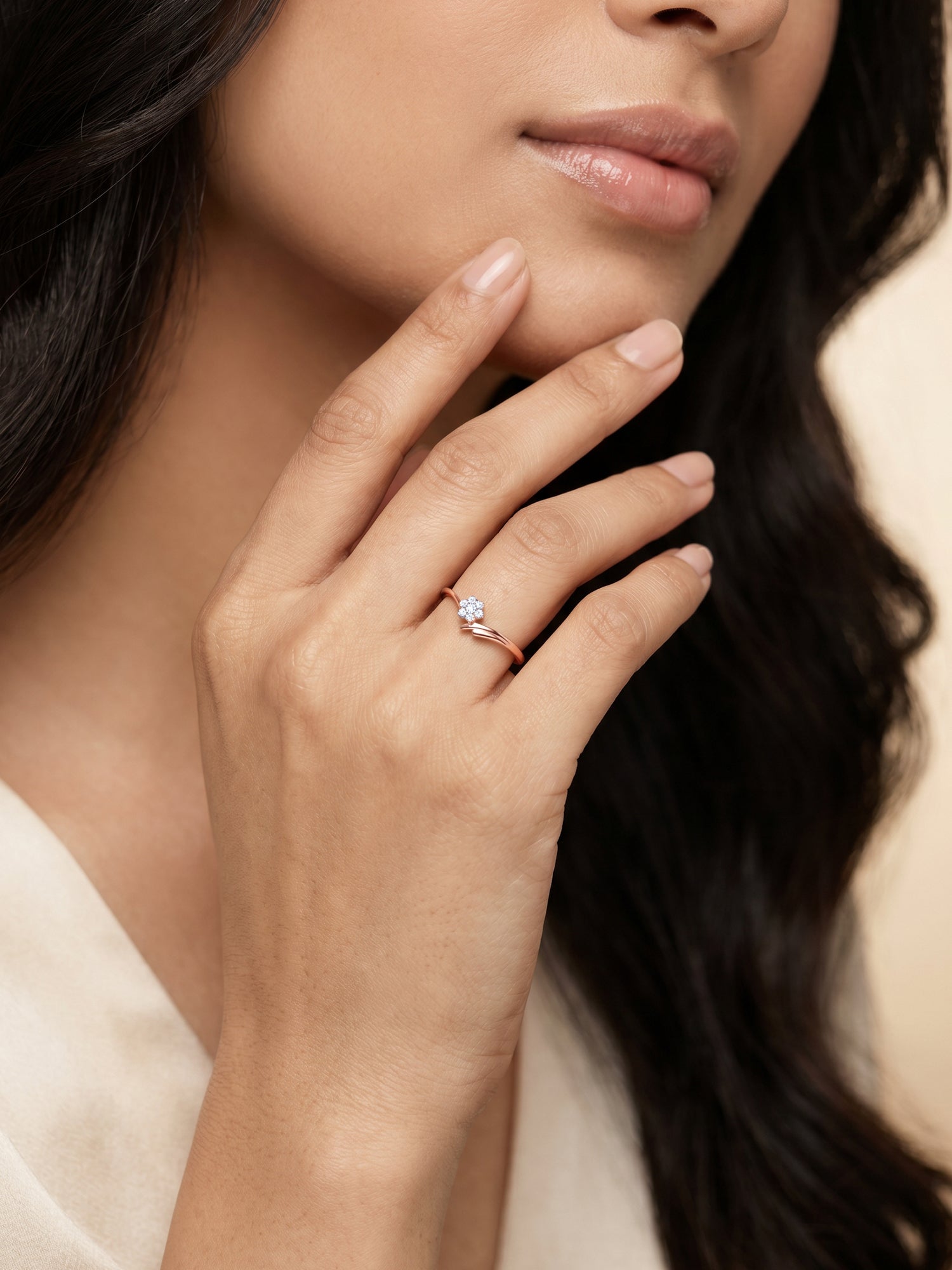 Rose Gold Flora Ring