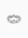 Kriti Sanon Silver Dorothy Pearl Ring (Size 12)