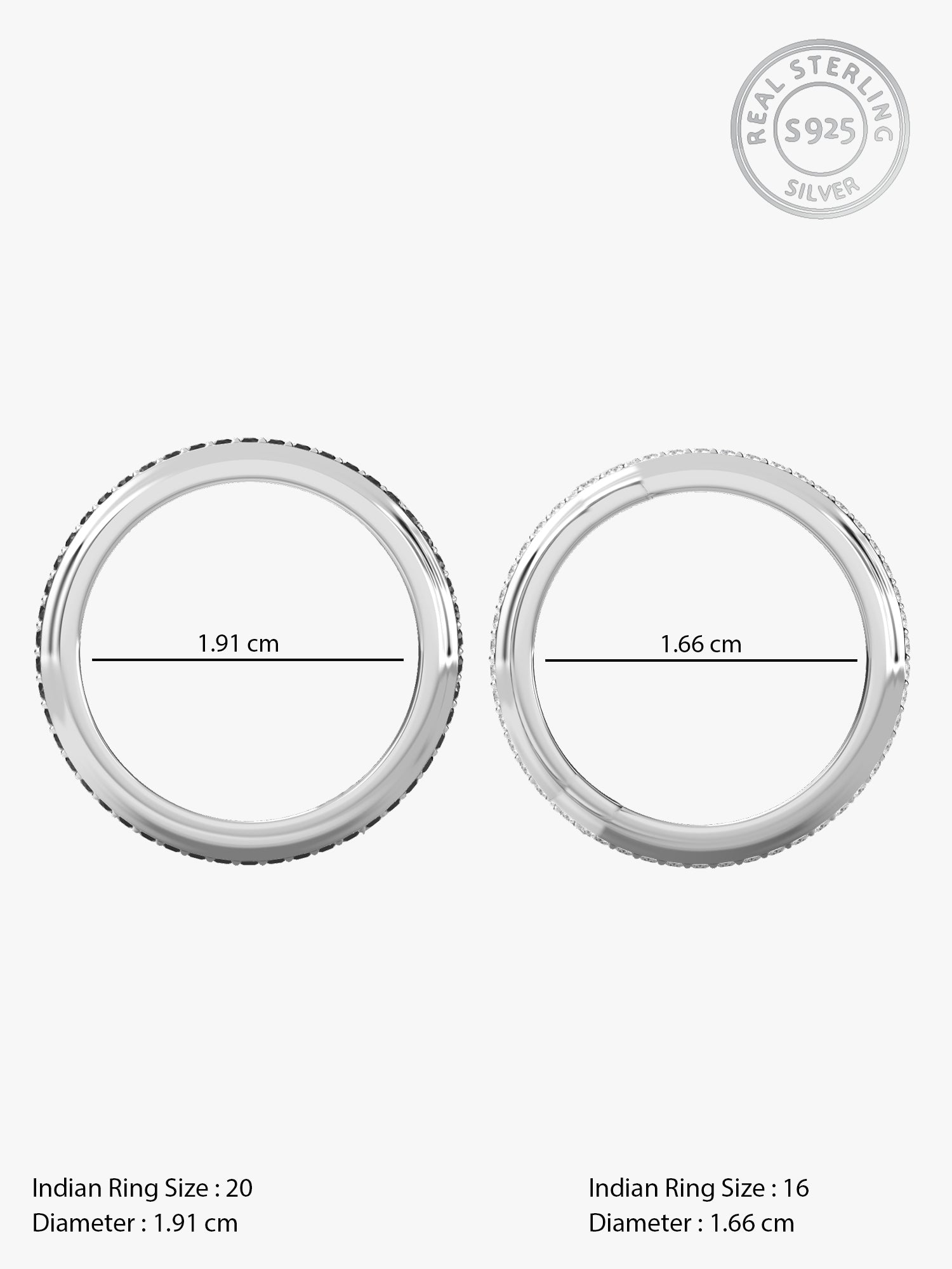 Silver Duo Couple Bands