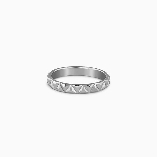 Silver Classic Apex Ring For Him
