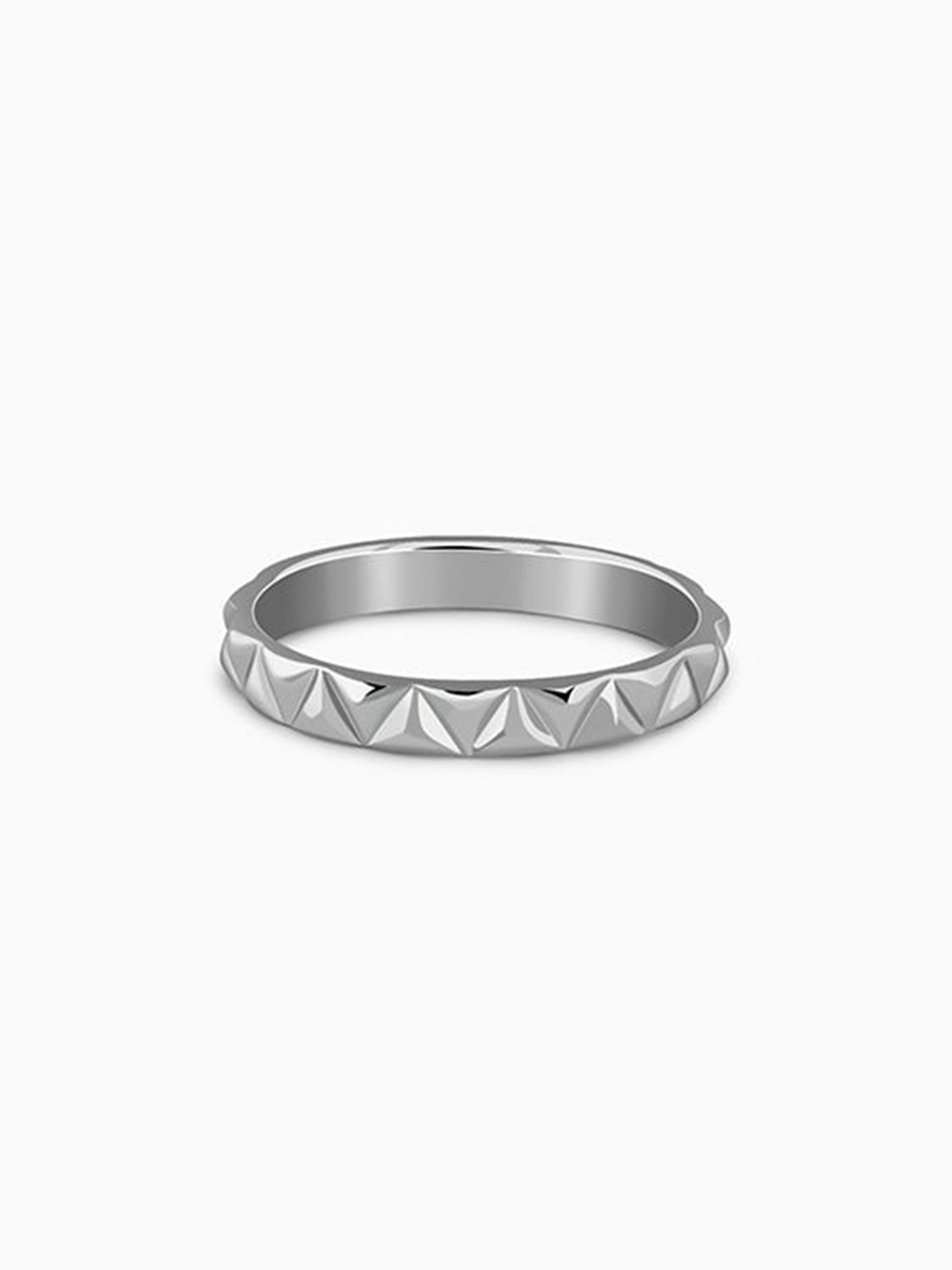 Silver Classic Apex Ring For Him (Size 20)