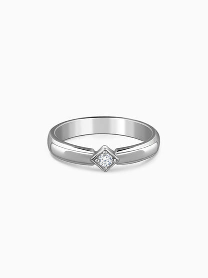 Silver Vanguard Ring For Him (Size 12)