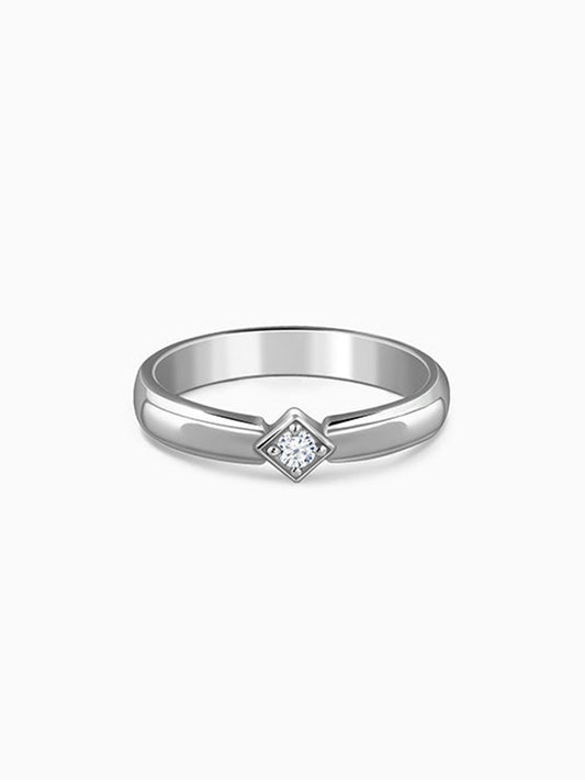 Silver Vanguard Ring For Him (Size 12)