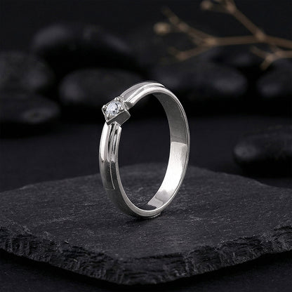 Silver Vanguard Ring For Him (Size 12)