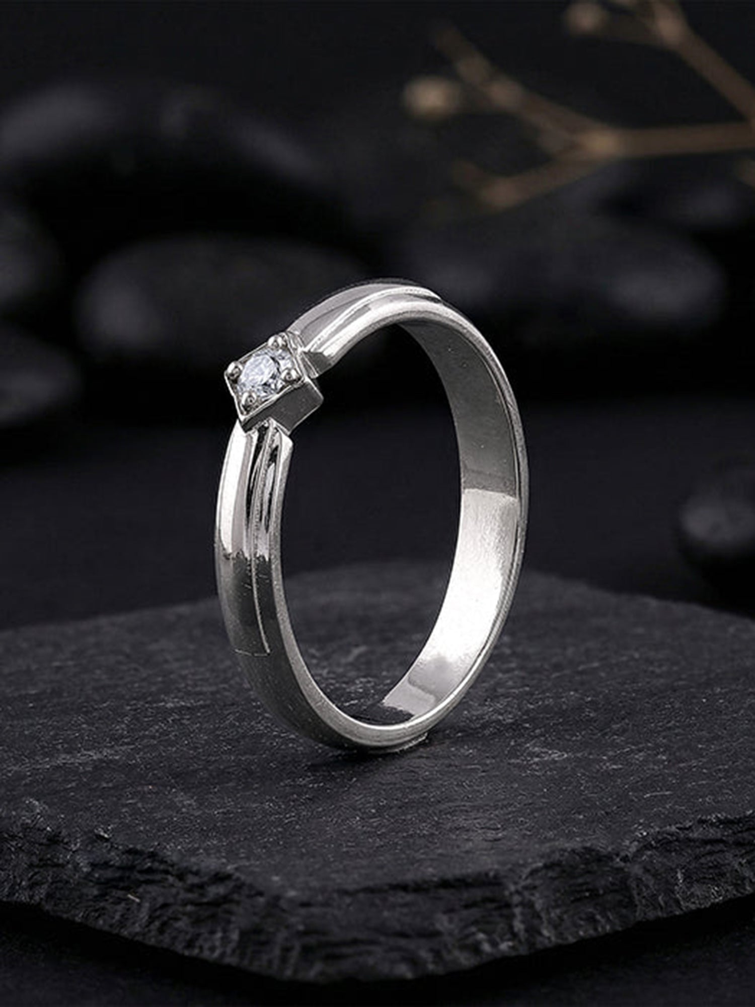 Silver Vanguard Ring For Him (Size 12)
