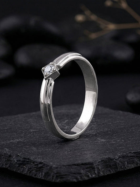 Silver Vanguard Ring For Him (Size 12)