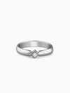 Silver Rhombus Ring For Him (Size 20)