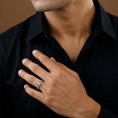 Silver Ridgeline Ring For Him