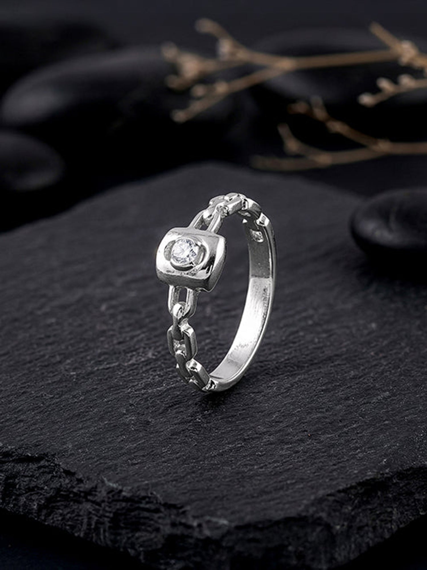 Silver Ridgeline Ring For Him