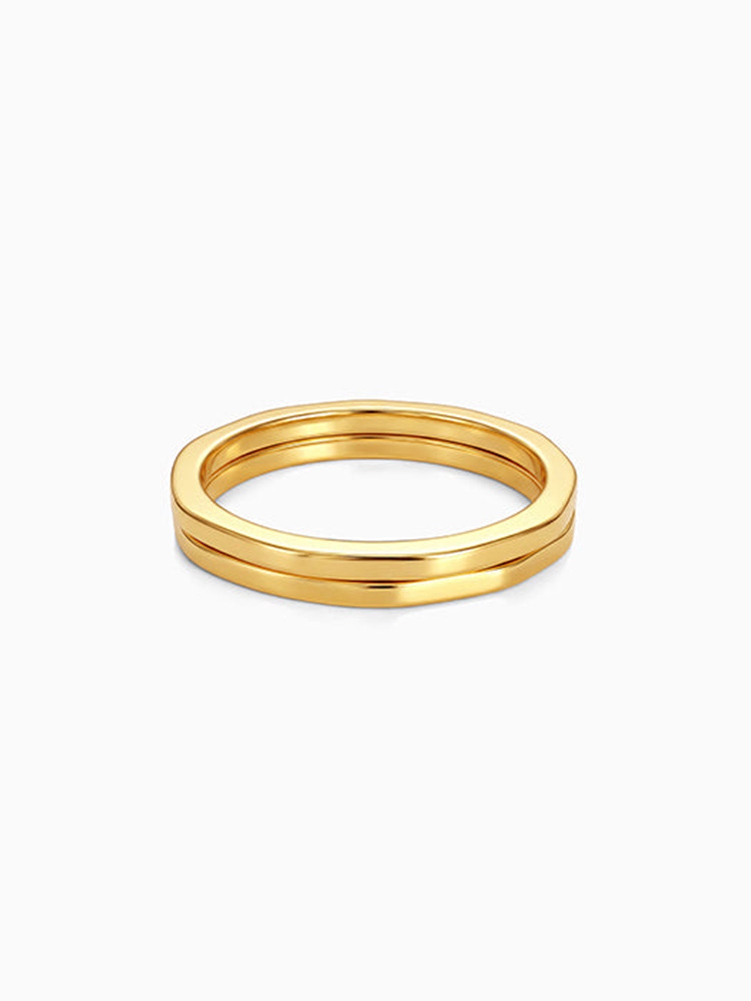 Golden Stack Rings (Size 12)