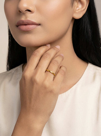 Golden Stack Rings (Size 12)