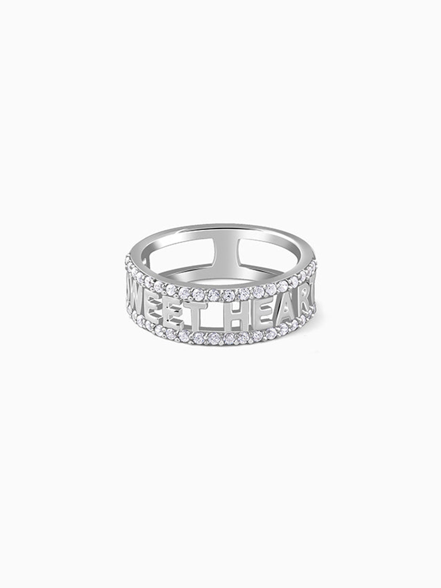 Silver Sweet Heart Ring