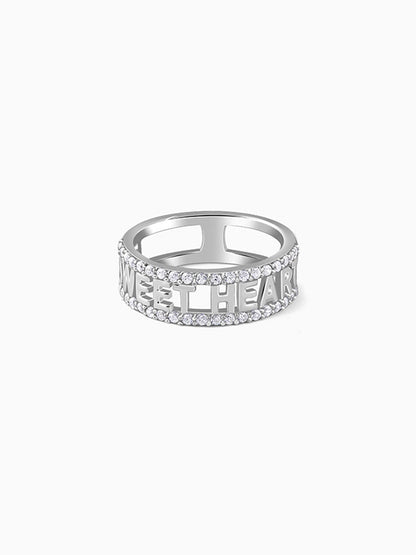 Silver Sweet Heart Ring