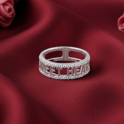 Silver Sweet Heart Ring