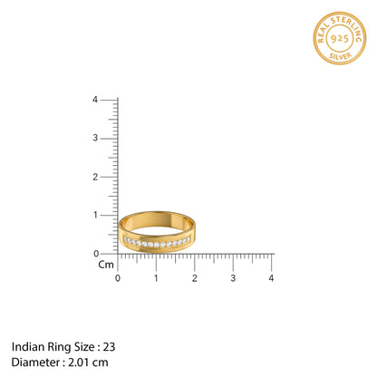 Golden Classic Serenity Ring For Him (Size 23)
