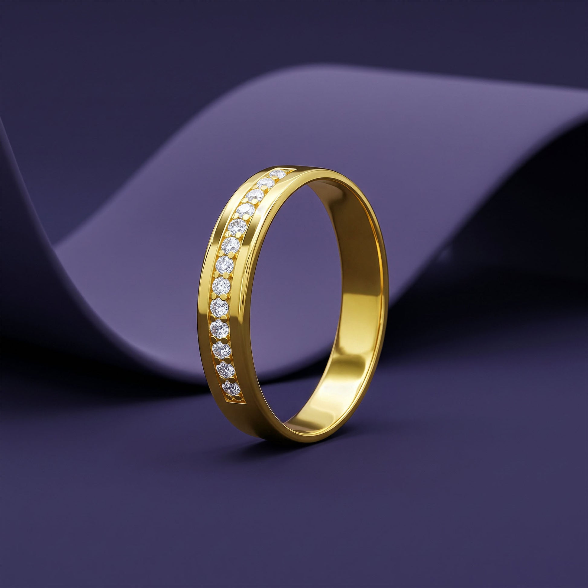 Golden Classic Serenity Ring For Him (Size 23)