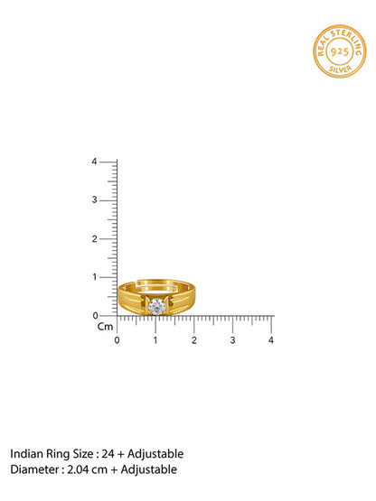 Golden Foundation Ring For Him