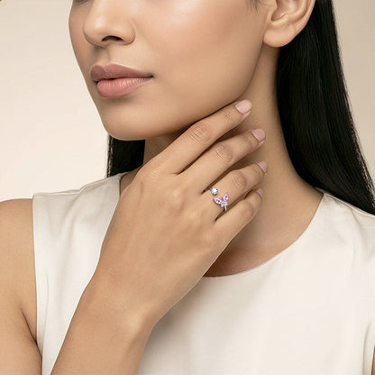 Silver Fish Tail Ring (Size 9)