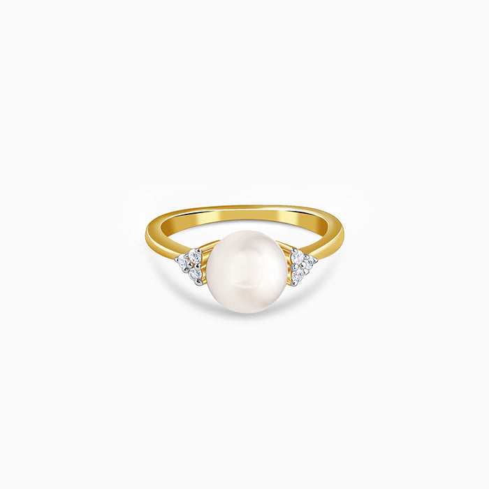 Golden Jeanne Pearl Ring (Size 12)