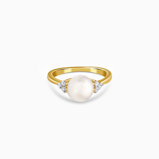 Golden Jeanne Pearl Ring (Size 12)