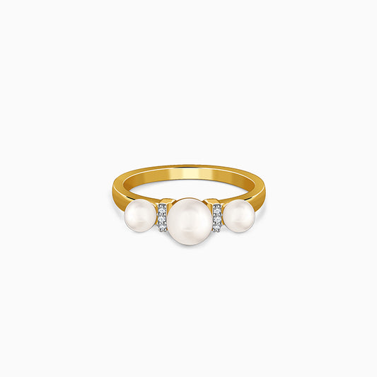 Golden Joan Pearl Ring (Size 12)