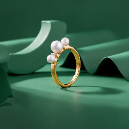 Golden Joan Pearl Ring (Size 12)