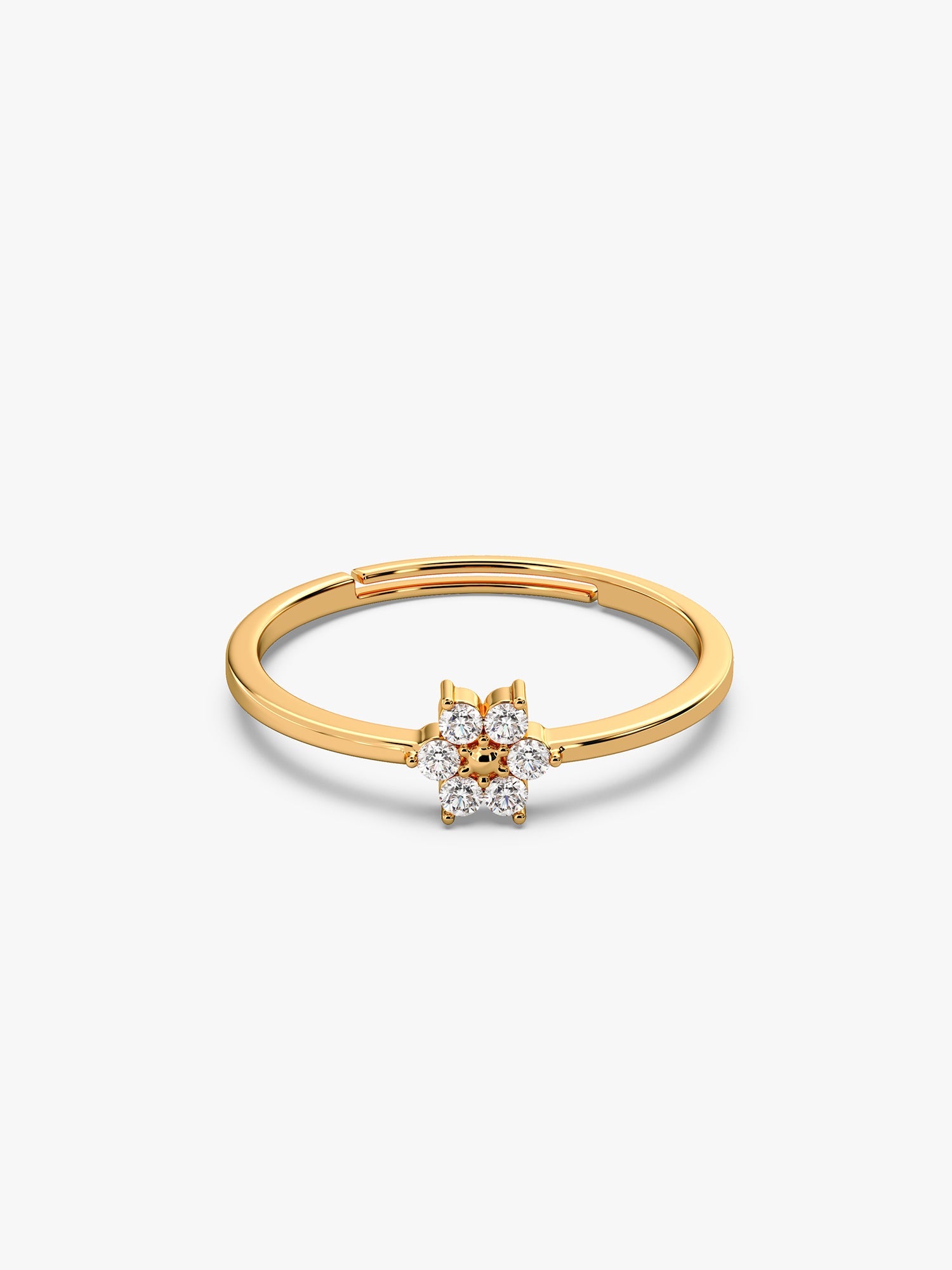 Golden Lovely Floret Ring