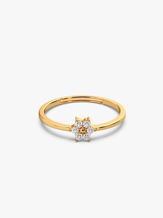 Golden Lovely Floret Ring