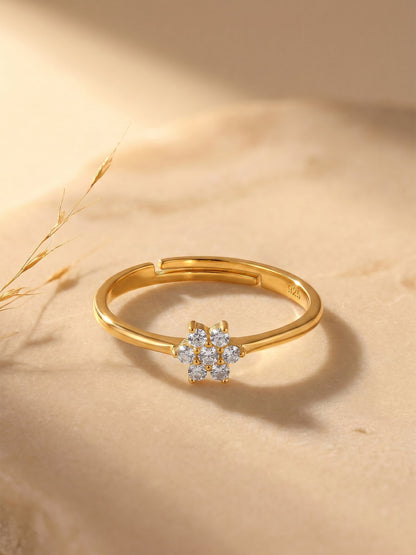 Golden Lovely Floret Ring